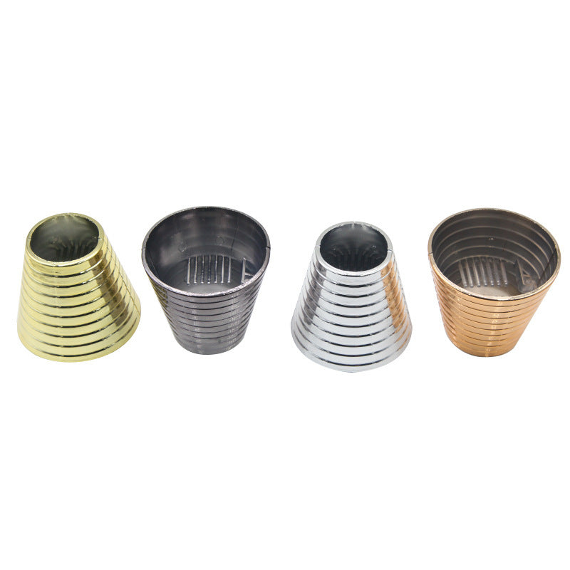 JMT-139594 Toothy Imitation Metal Hair Tie with Electroplating - All-Match Fashion for Women in Various Colors