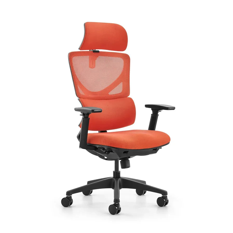 JMT-139658 High Back Ergonomic Office Chair with 2D Headrest and Mesh Fabric Design
