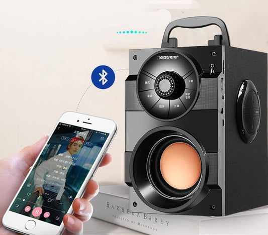 JMT-139722 Portable Mini Home Audio System with Subwoofer and USB Power Supply
