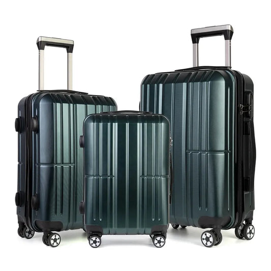 JMT-139786 Durable Polycarbonate Trolley Luggage with TSA Lock and Four Wheels