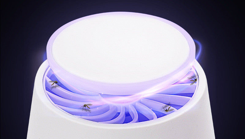 JMT-139850 Ivory Photocatalyst Mosquito Lamp for Home and Office Use