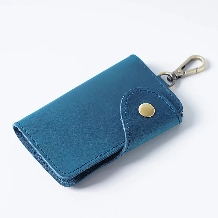 JMT-140106 Handmade Leather Multi-functional Key Case and Card Holder for Men and Women