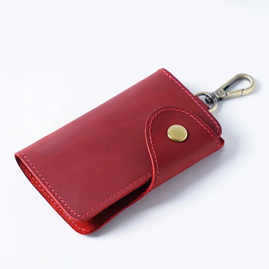 JMT-140106 Handmade Leather Multi-functional Key Case and Card Holder for Men and Women
