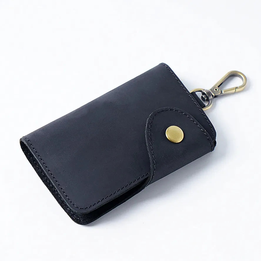 JMT-140106 Handmade Leather Multi-functional Key Case and Card Holder for Men and Women