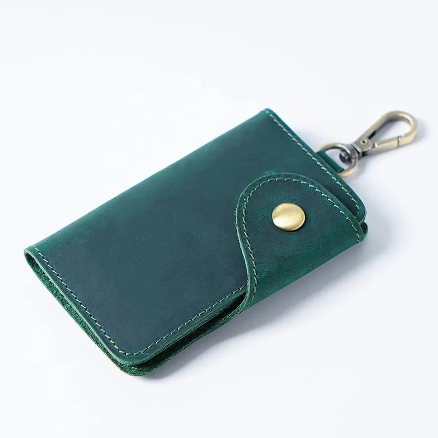 JMT-140106 Handmade Leather Multi-functional Key Case and Card Holder for Men and Women