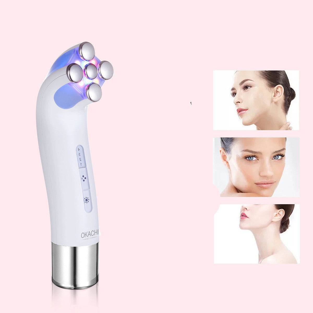 JMT-140618 Microcurrent Color Light Iontophoresis Beauty Device with EMS Function