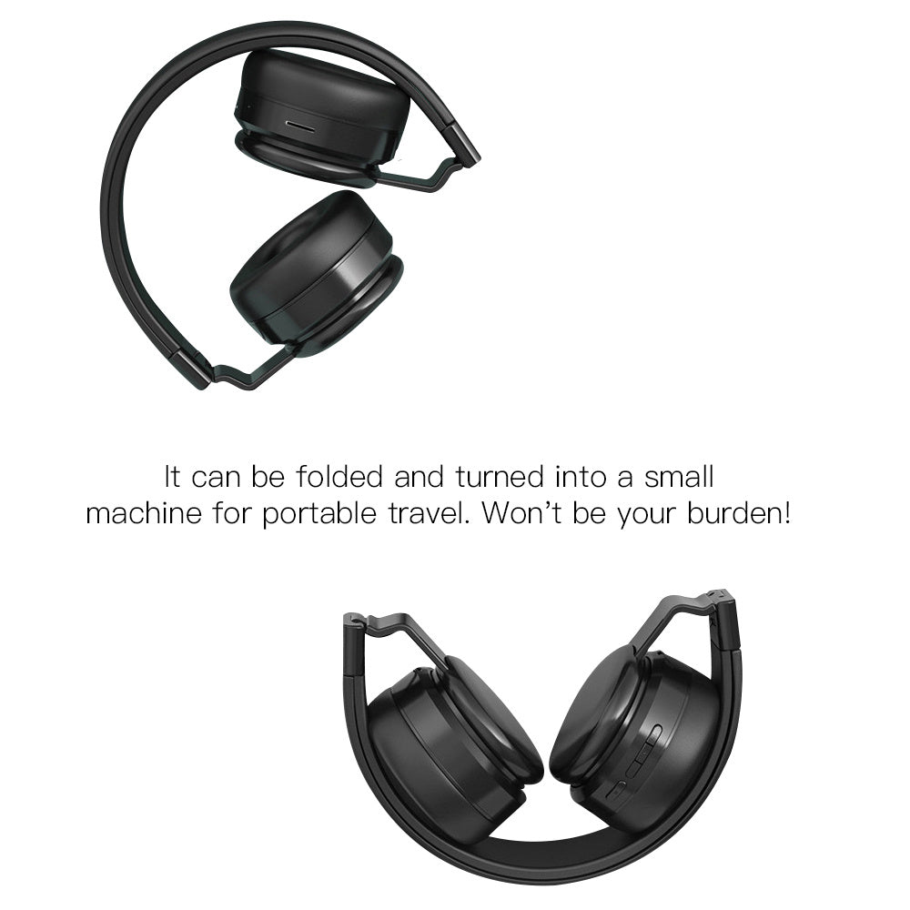 JMT-140874 Folding Bluetooth Stereo Headset with Subwoofer and Multi-Mode Functionality