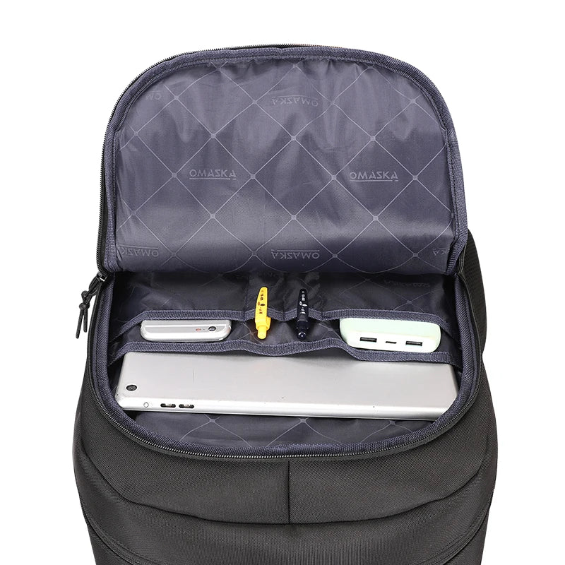 JMT-141386 Stylish Water-Resistant Backpack with USB Charging for Business and Outdoor Use