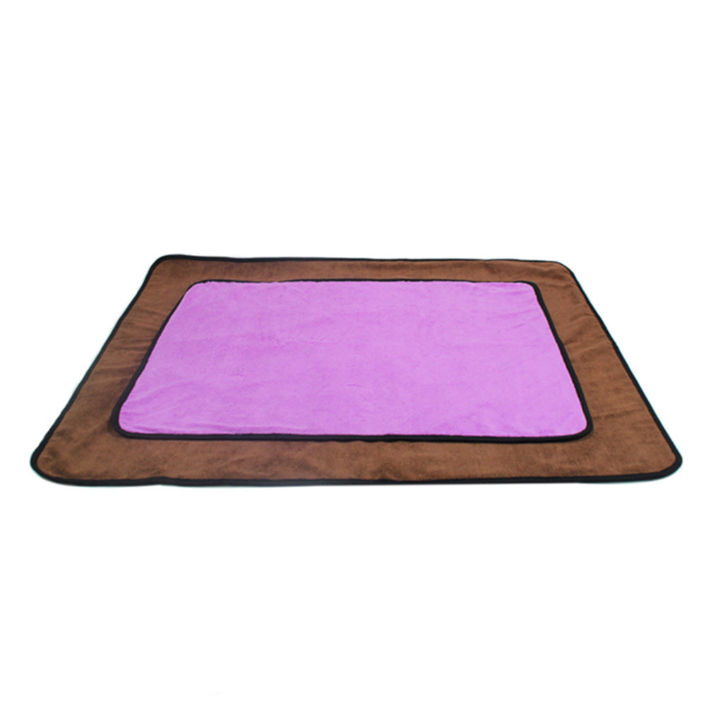JMT-141834 Washable Leak-Proof Pet Urine Pad for Dogs and Puppies in Dark Blue, Dark Green, Brown, Purple - Multiple Sizes Available