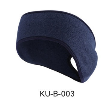 JMT-141898 Fleece-Lined Sports Headband for Running and Yoga, Ear Coverage and Ponytail Compatibility