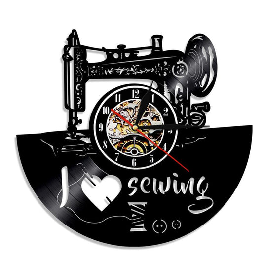 JMT-142026 Vinyl Record Wall Clock – Retro Home Decor for Music Lovers