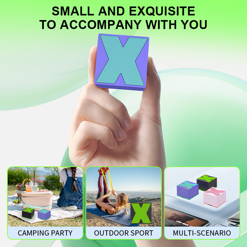 JMT-142346 Bluetooth Speaker X1 - Portable Wireless Audio Device with Dual Machine Coupling, USB Charging, and Call Function
