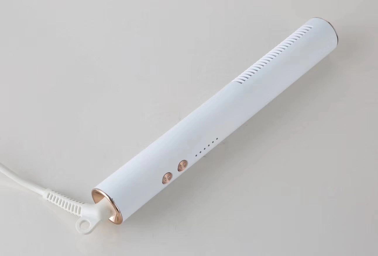 JMT-142666 Dual-Purpose Ceramic Curling Iron for Straightening and Curling - 21mm-30mm Diameter, Fast Heating