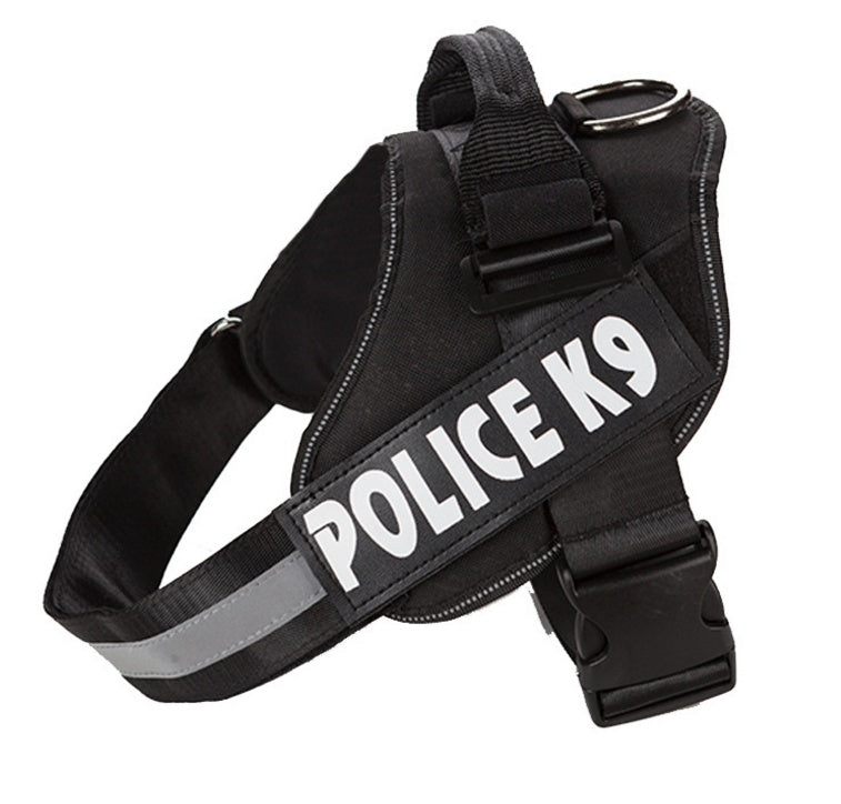 JMT-142858 K9 Explosion-Proof Oxford Cloth Dog Harness with Adjustable Chest Straps - Multiple Sizes Available