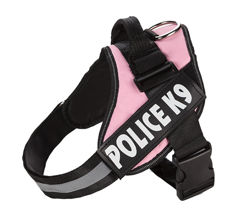 JMT-142858 K9 Explosion-Proof Oxford Cloth Dog Harness with Adjustable Chest Straps - Multiple Sizes Available