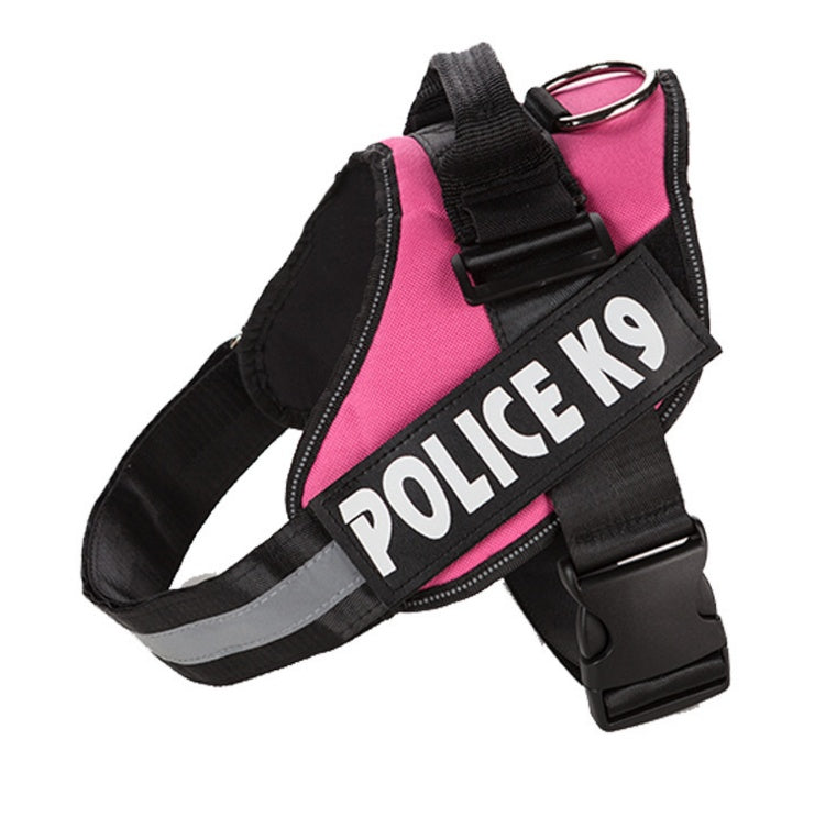 JMT-142858 K9 Explosion-Proof Oxford Cloth Dog Harness with Adjustable Chest Straps - Multiple Sizes Available