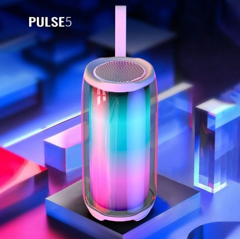 JMT-142858 Pulse 5 Wireless Speaker with RGB Lighting and 360-Degree Sound