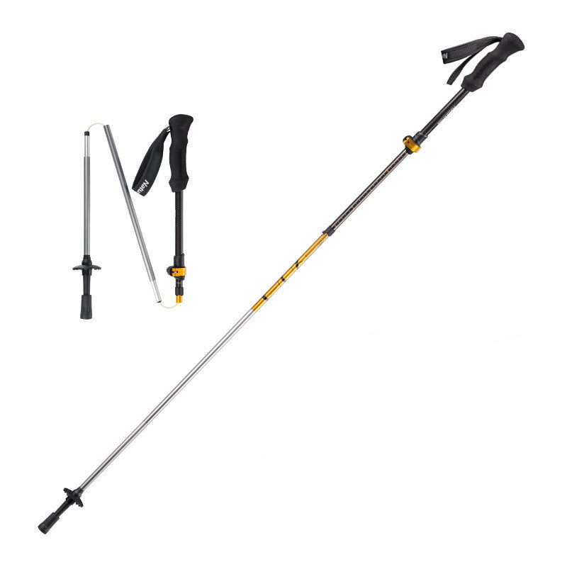 JMT-143370 Lightweight Adjustable Outdoor Folding Trekking Poles for Hiking and Trail Walking