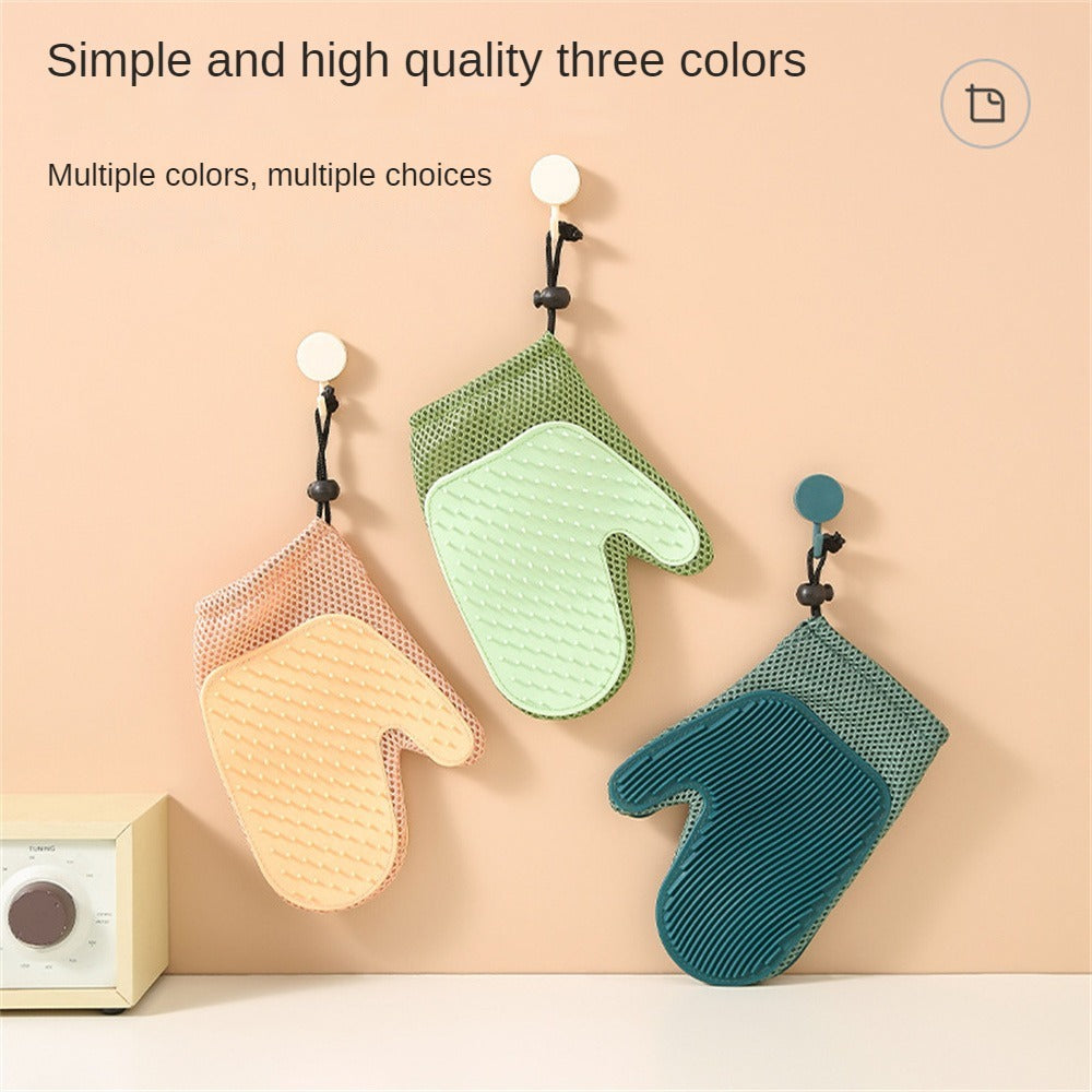 JMT-143498 Pet Grooming Glove for Hair Removal and Bathing – Effective Mitt for Shedding and Daily Care