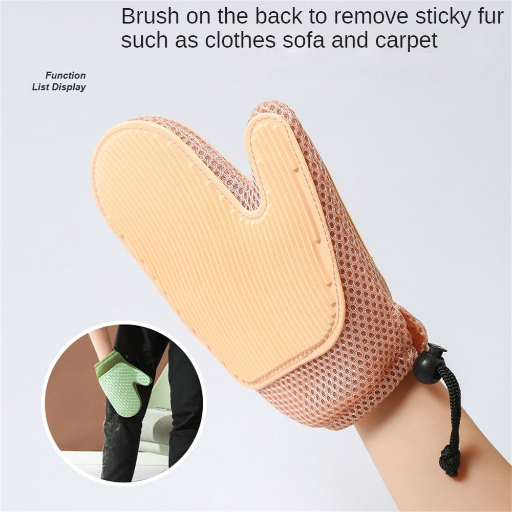 JMT-143498 Pet Grooming Glove for Hair Removal and Bathing – Effective Mitt for Shedding and Daily Care