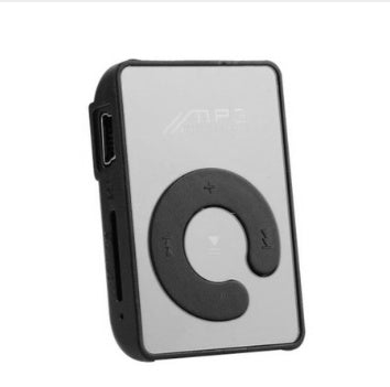JMT-143498 Portable Mini MP3 Player with Clip, Supports TF Card, Sleek Design, Built-in Rechargeable Battery, USB Connection