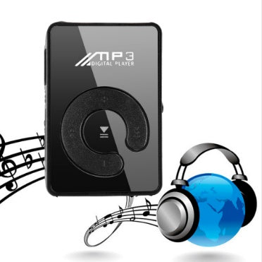 JMT-143498 Portable Mini MP3 Player with Clip, Supports TF Card, Sleek Design, Built-in Rechargeable Battery, USB Connection
