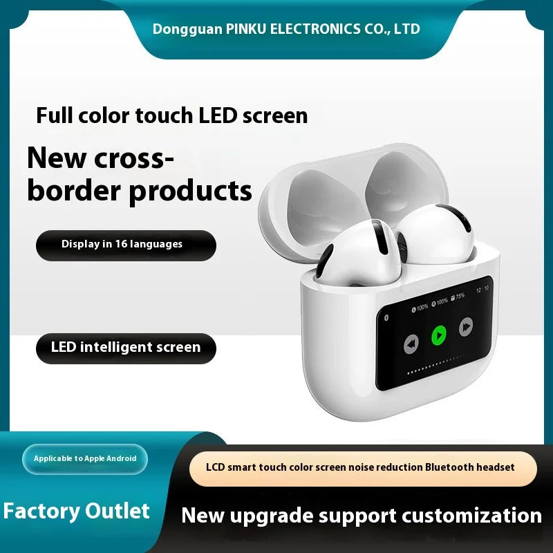 JMT-143690 Ultra-Long Battery Life TWS Earphones with ANC and LED Smart Full Color Display