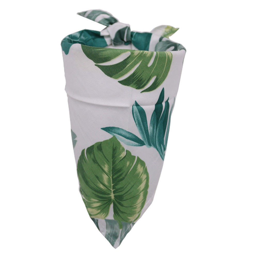 JMT-144138 Floral Design Cotton Pet Dog Saliva Towel in Various Colors