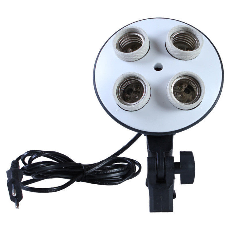 JMT-144202 Ceramic Quadruple Lamp Holder for Studio Photography Lighting