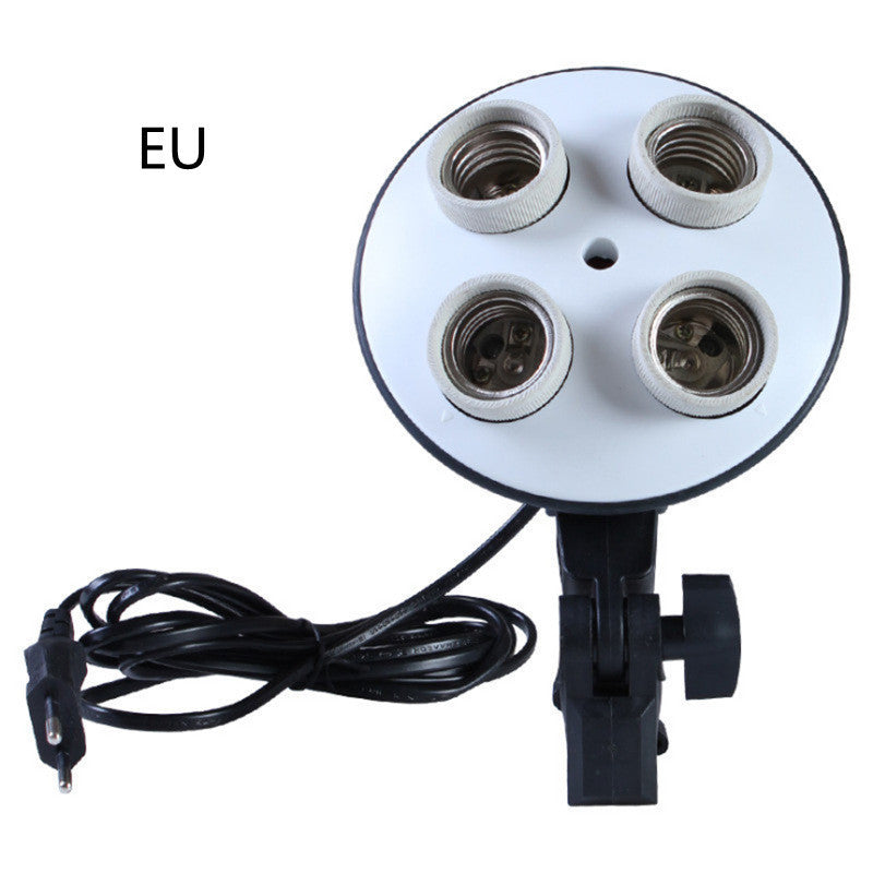 JMT-144202 Ceramic Quadruple Lamp Holder for Studio Photography Lighting