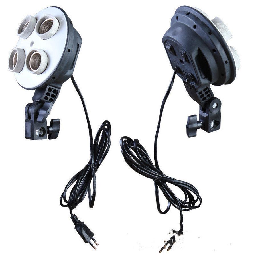 JMT-144202 Ceramic Quadruple Lamp Holder for Studio Photography Lighting