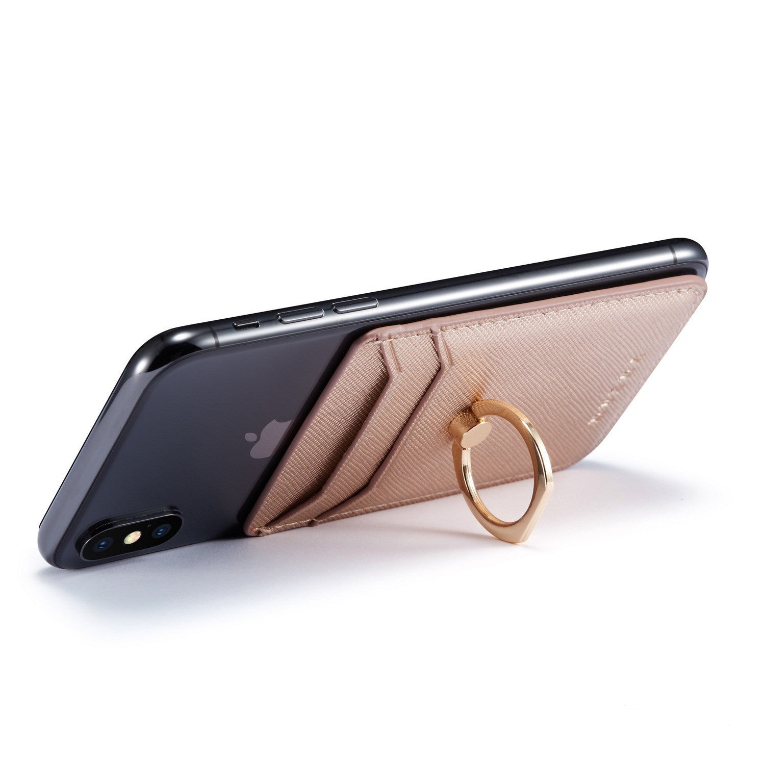 JMT-144522 Fashion Wallet Style ID Card Holder with Phone Ring and Credit Card Slots
