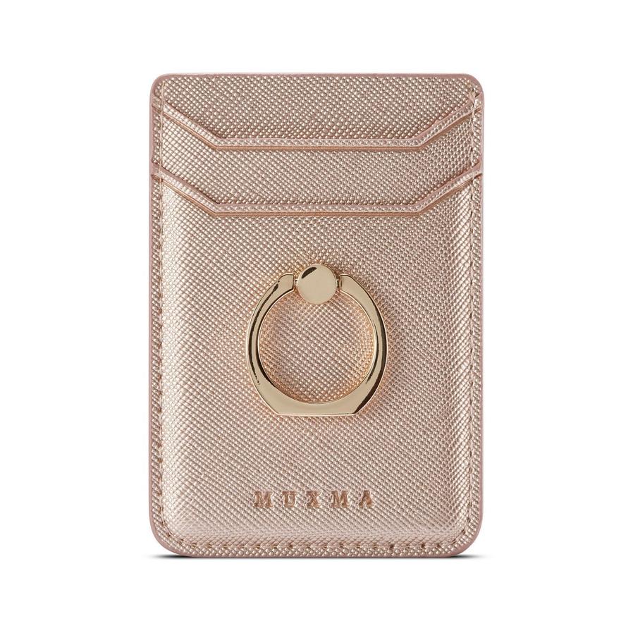 JMT-144522 Fashion Wallet Style ID Card Holder with Phone Ring and Credit Card Slots