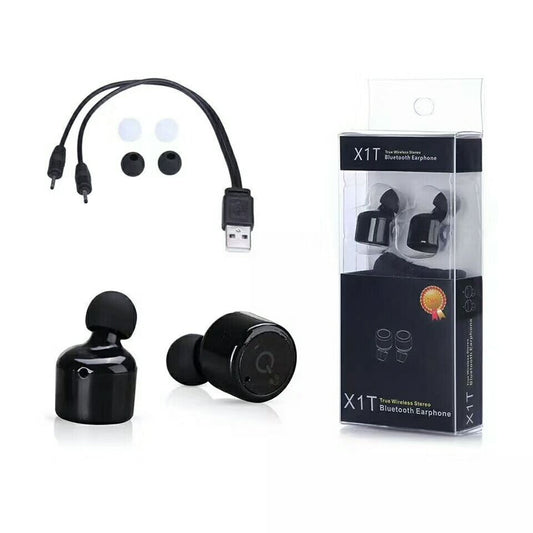 JMT-144650 X1T TWS 5.0 Bluetooth Stereo Earbuds with Voice Control and Multi-Point Connection