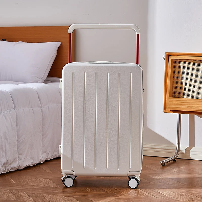 JMT-144714 Wide Handle Laptop Cabin Suitcase for Students - Travel Trolley Case with Easy Mobility