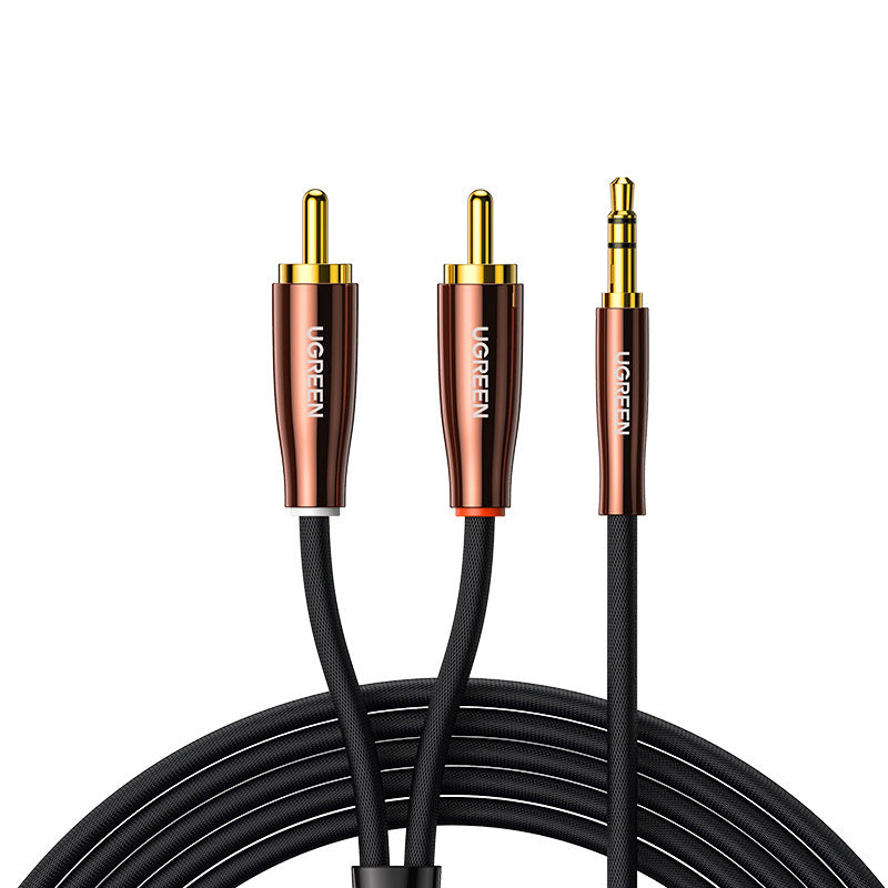 JMT-144842 Audio Cable for Connecting Mobile Phones and Computers to Power Amplifiers - Gold-Plated, Various Lengths Available