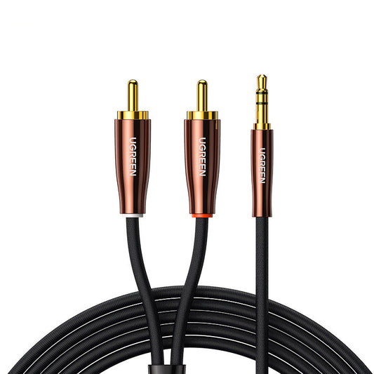 JMT-144842 Audio Cable for Connecting Mobile Phones and Computers to Power Amplifiers - Gold-Plated, Various Lengths Available