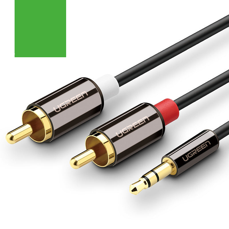 JMT-144842 Audio Cable for Connecting Mobile Phones and Computers to Power Amplifiers - Gold-Plated, Various Lengths Available