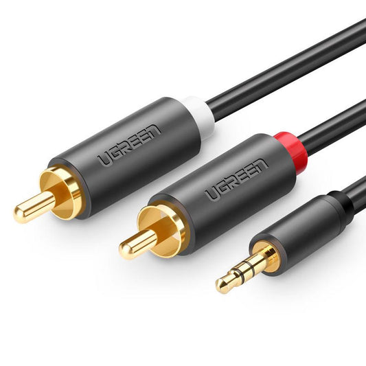 JMT-144842 Audio Cable for Connecting Mobile Phones and Computers to Power Amplifiers - Gold-Plated, Various Lengths Available