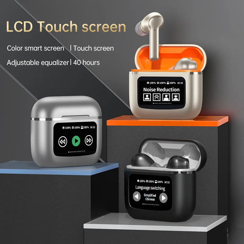 JMT-144842 Waterproof Wireless In-Ear Headset with LED Digital Display for Sports Use