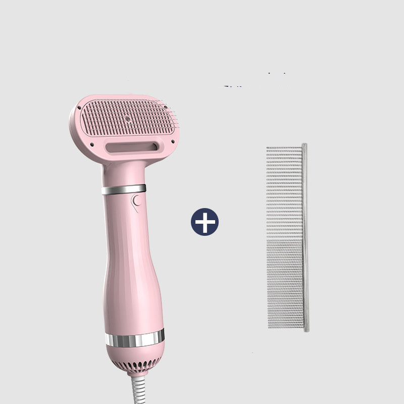 JMT-144906 Teddy Integrated Hair Dryer and Brushing Comb with Wireless Convenience, Adjustable Heat and Speed