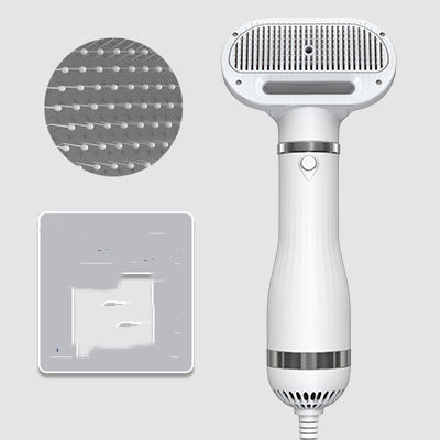 JMT-144906 Teddy Integrated Hair Dryer and Brushing Comb with Wireless Convenience, Adjustable Heat and Speed