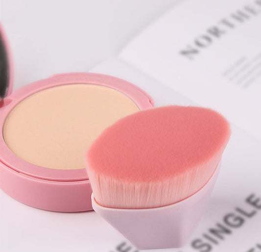 JMT-145098 Foundation Brush with Earth-Friendly Carrying Case for Powder, Liquid, Cream, and Blush Application