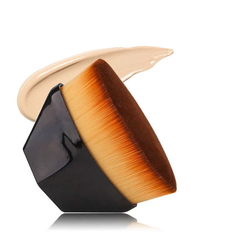 JMT-145098 Foundation Brush with Earth-Friendly Carrying Case for Powder, Liquid, Cream, and Blush Application