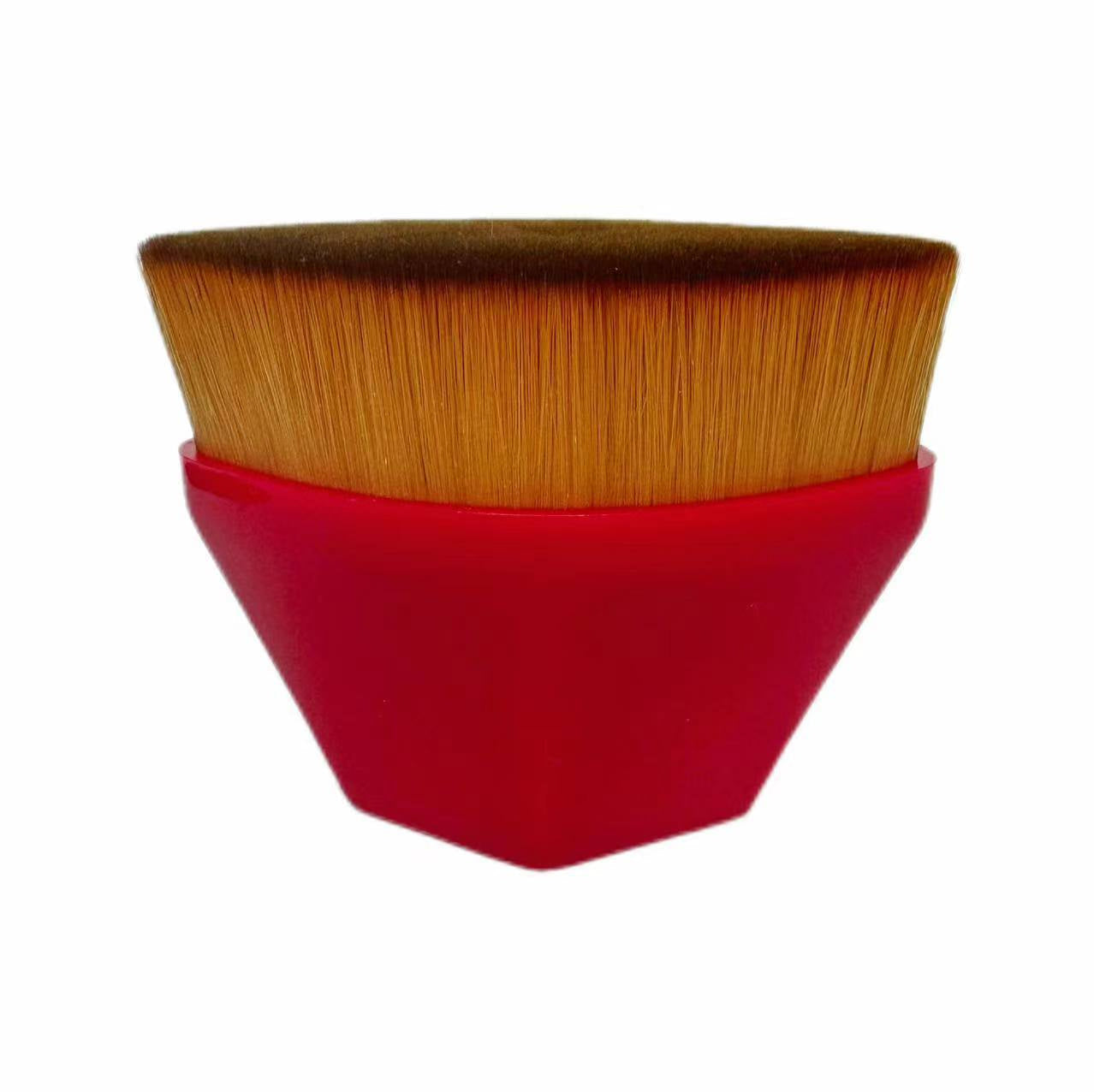 JMT-145098 Foundation Brush with Earth-Friendly Carrying Case for Powder, Liquid, Cream, and Blush Application