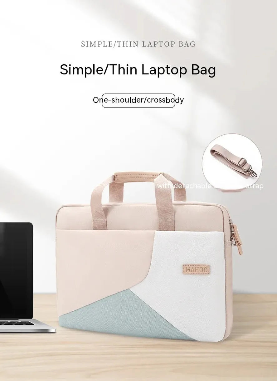 JMT-145162 Stylish Crossbody Laptop Tote Bag for 13.3/15.6 Inch Devices, Compatible with MacBook, Ideal for Women