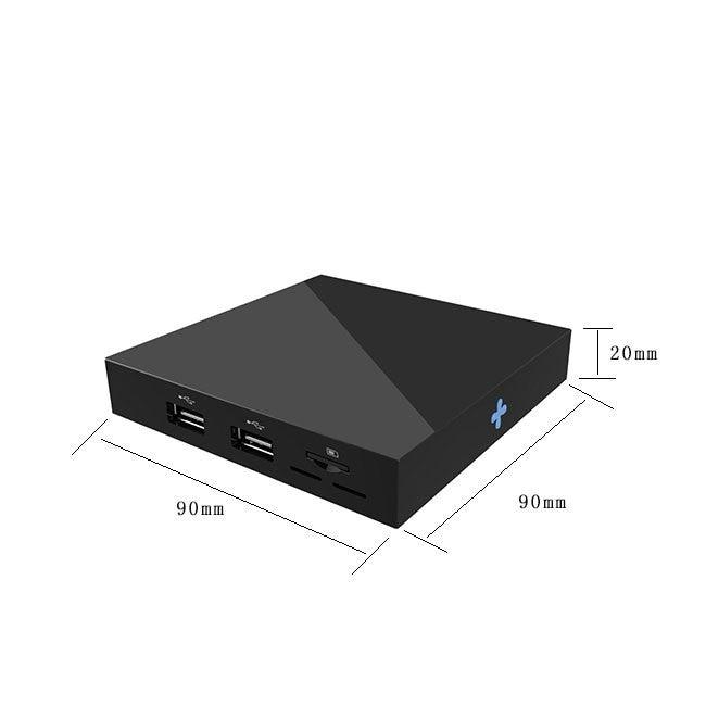 JMT-145290 Black HD Play Box Multimedia Terminal - Network Voice Player with HDMI, USB, and 1GB RAM