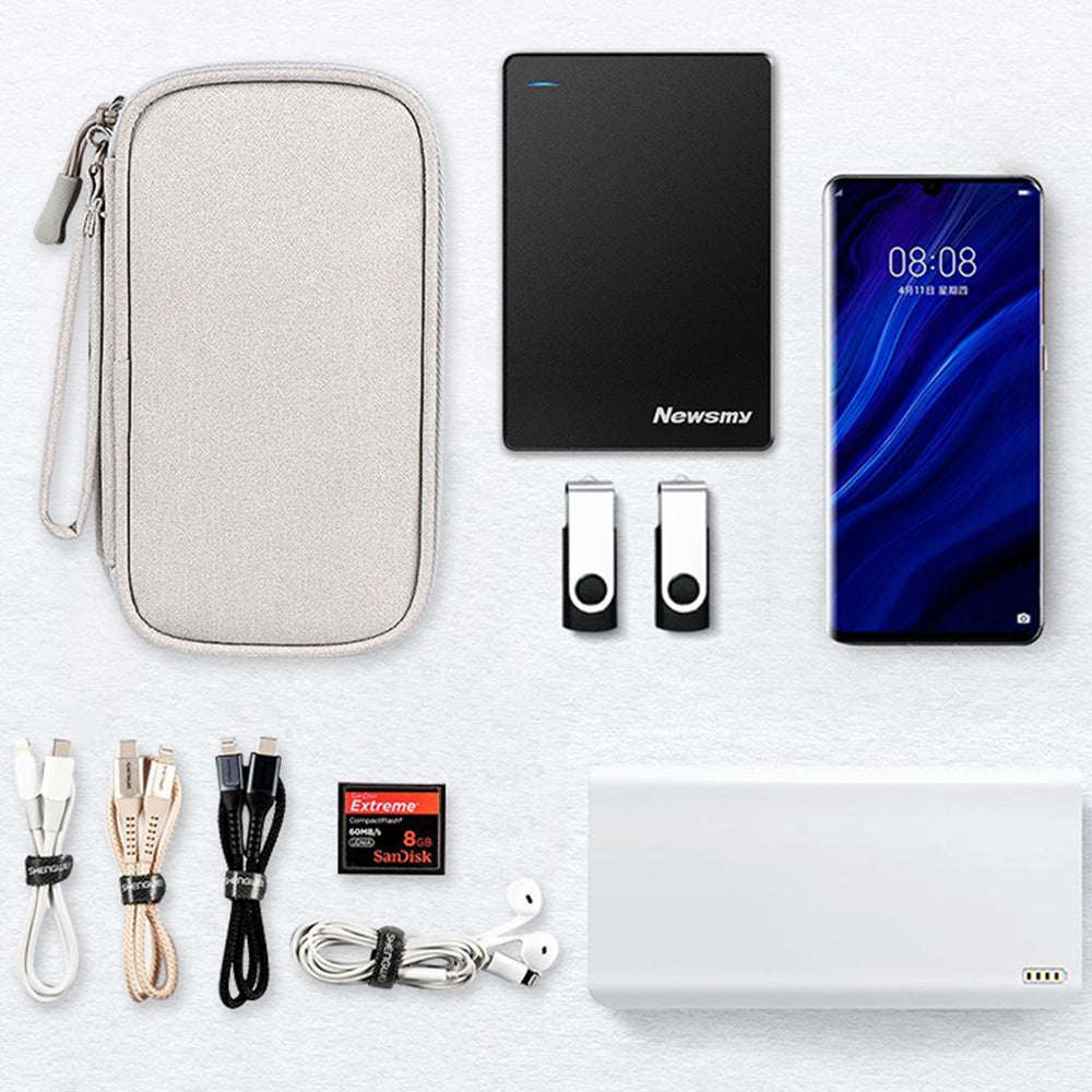 JMT-145354 Multifunctional Waterproof Storage Bag for Cables and Chargers - Portable Travel Organizer