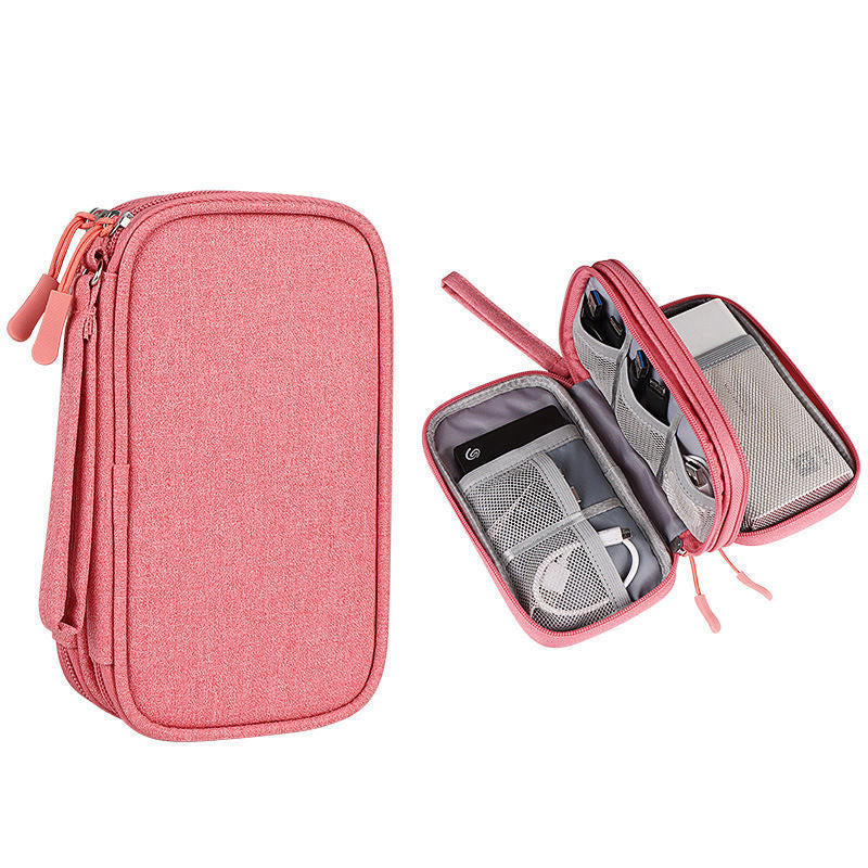JMT-145354 Multifunctional Waterproof Storage Bag for Cables and Chargers - Portable Travel Organizer