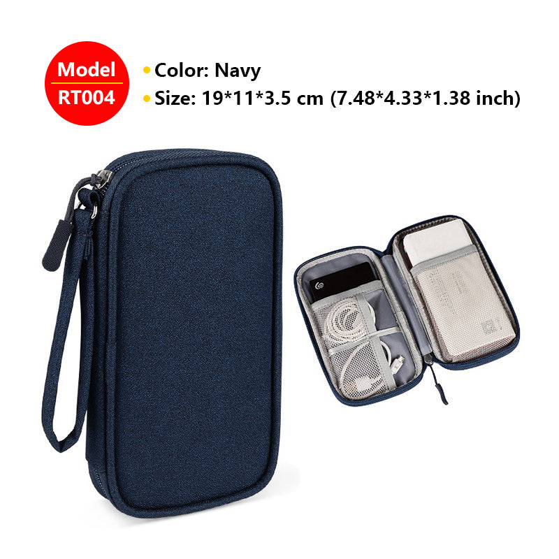 JMT-145354 Multifunctional Waterproof Storage Bag for Cables and Chargers - Portable Travel Organizer